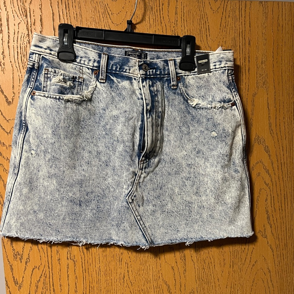 Abercrombie & Fitch denim Mini Skirt